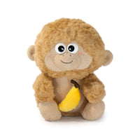 9-inch Brown Bongo Monkey with Yellow Banana