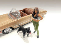 "Lowriderz" Figurine IV and a Dog for 1/18 Scale Models by American Diorama