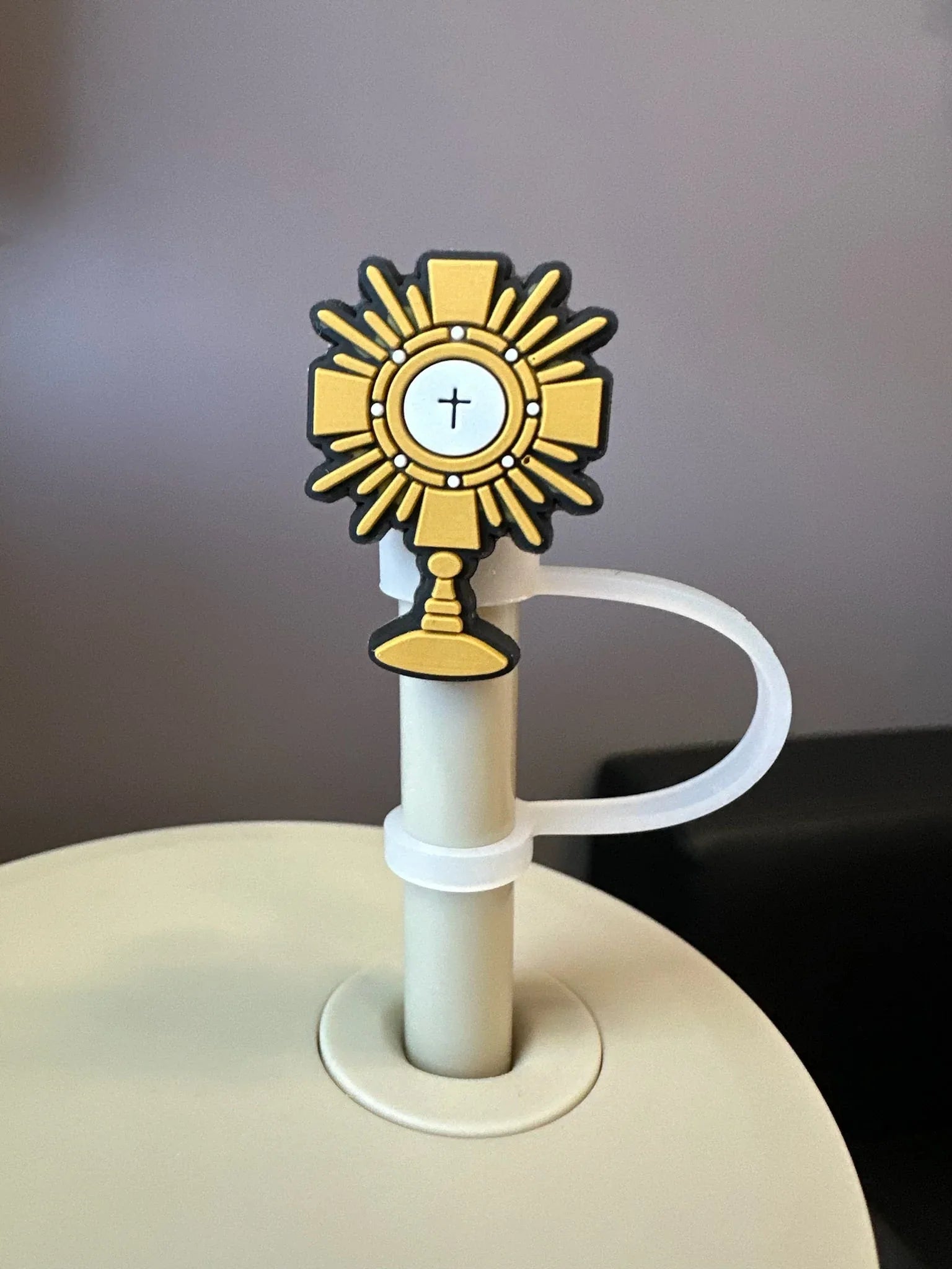 Catholic Straw Toppers: Adoration (a 2 pack!) - BIG FRENCHIES