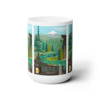Bend, Oregon Ceramic Mug 11oz or 15oz - BIG FRENCHIES