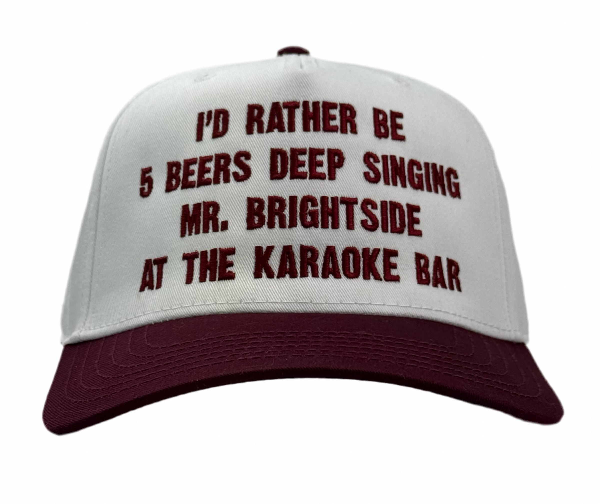 I’d Rather Be 5 Deep Custom Embroidered Hat
