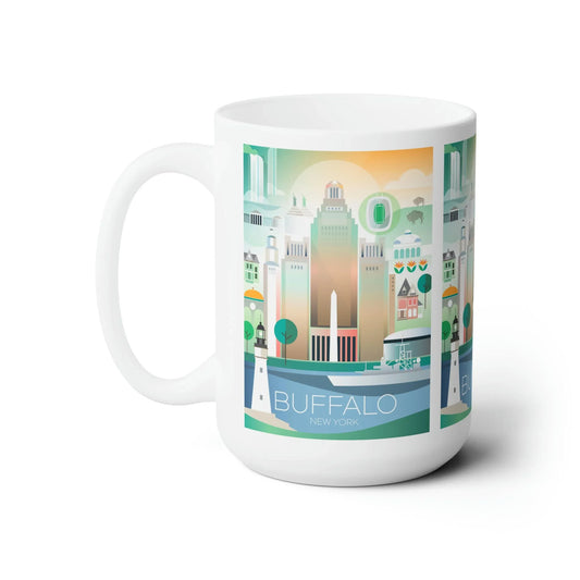 Buffalo, New York Ceramic Mug 11oz or 15oz - BIG FRENCHIES