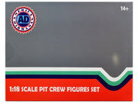 Formula One F1 Pit Crew 7 Figure Set Team Blue Release III for 1/18 Scale Models by American Diorama