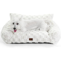Made4Pets Medium Sage Green Plaid Pet Sofa Bed,Pickup Only