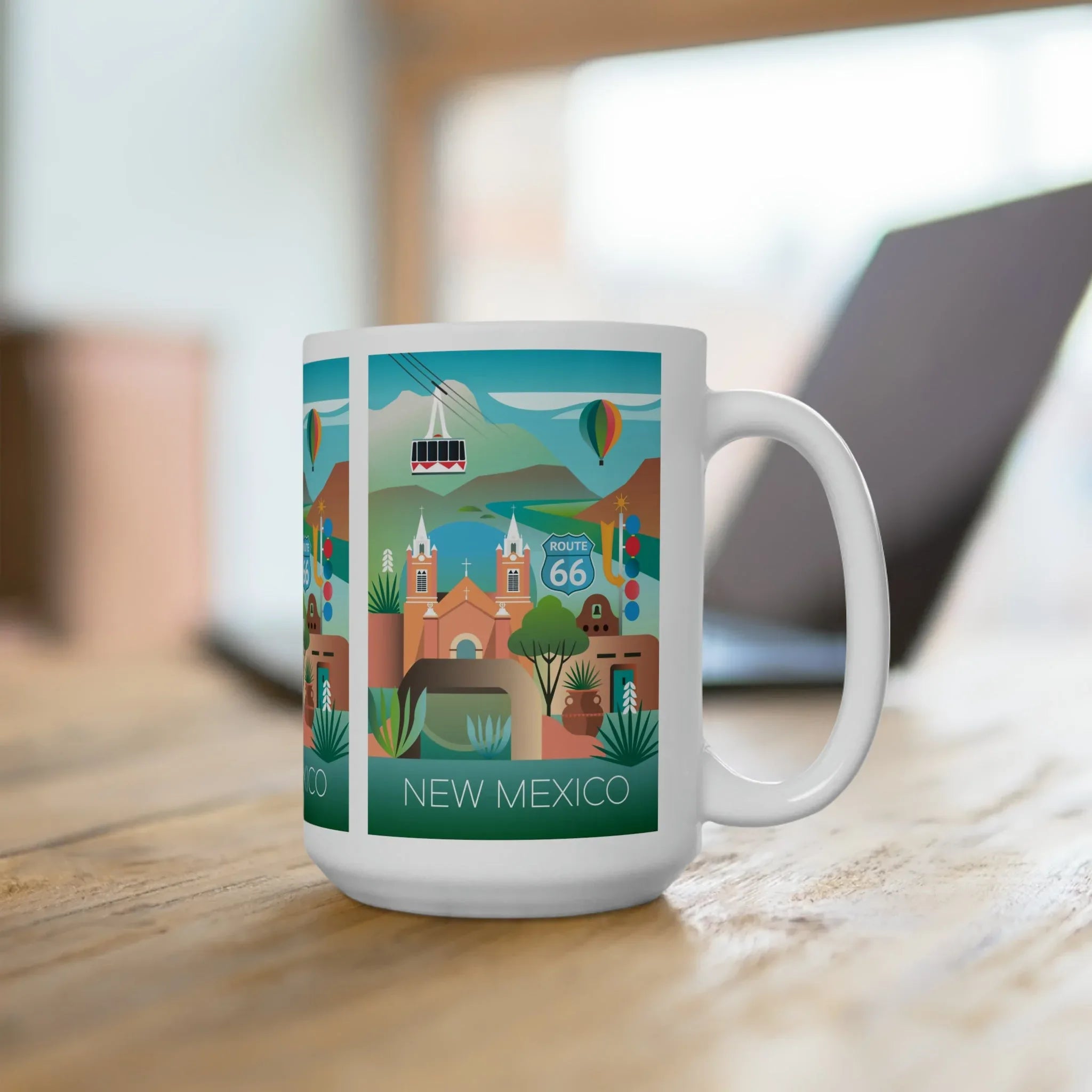 New Mexico Ceramic Mug 11oz or 15oz - BIG FRENCHIES