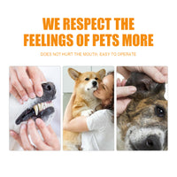 50Pcs Pet Cleaning Finger Wipes, Dog Cat Dental Finger Cot For Plaque Tartar Tear Stain Ear Cleaning