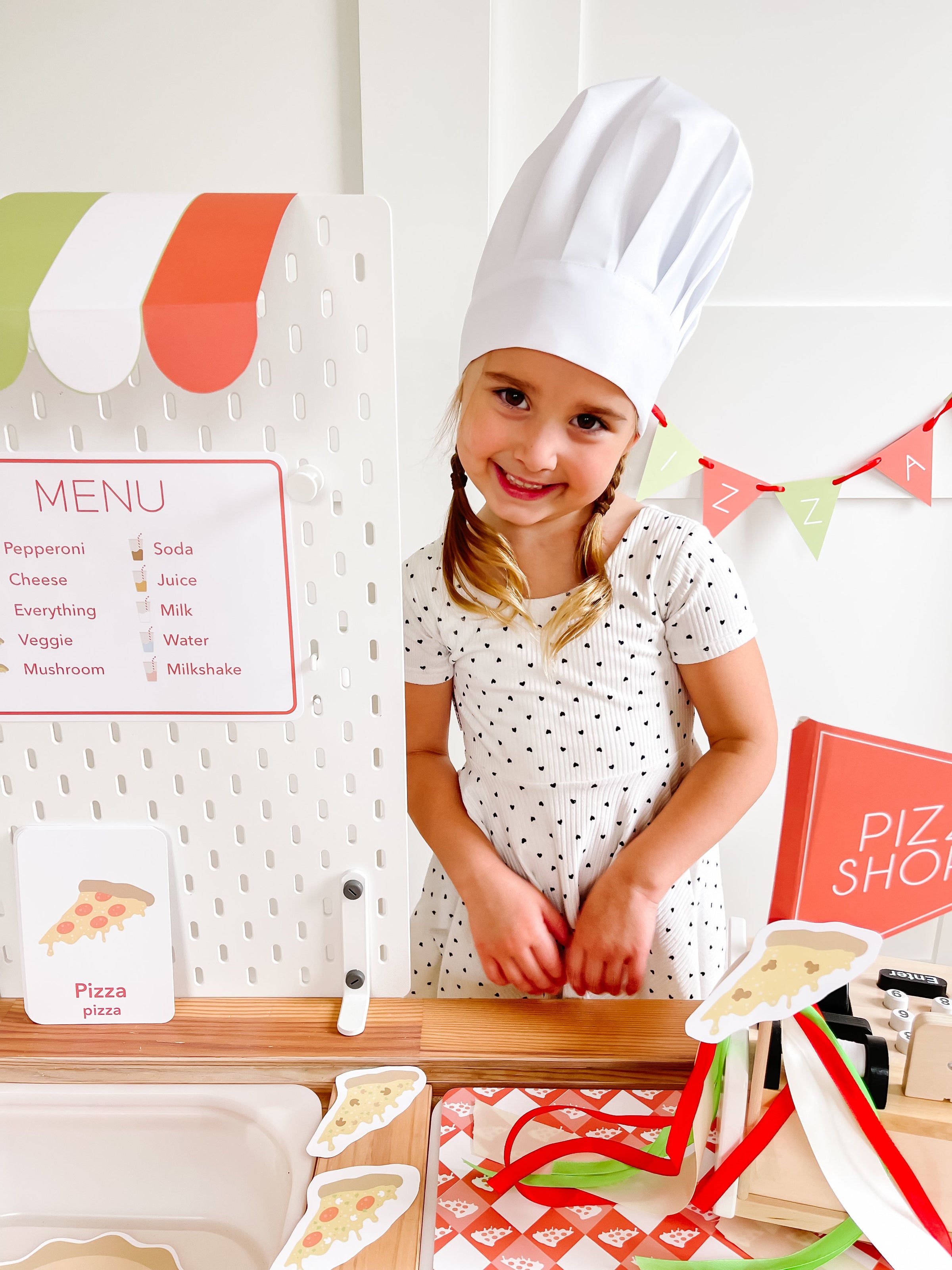 Pizza Shop Printable Dramatic Play Kit