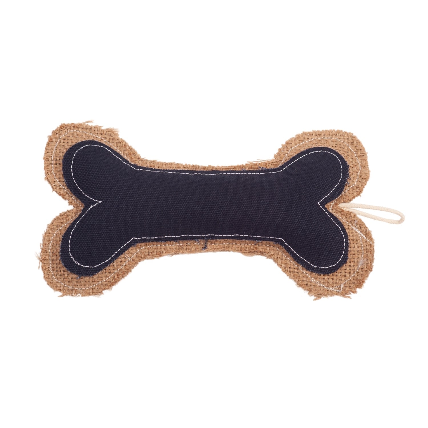Country Living Jean Leather-Jute Bone Pillow Dog Chew Toy – Durable, Safe and Non-Toxic - BIG FRENCHIES