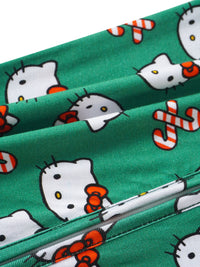 PoshTOT Sanrio Hello Kitty Green Bamboo Baby Convertible Zippy Romper