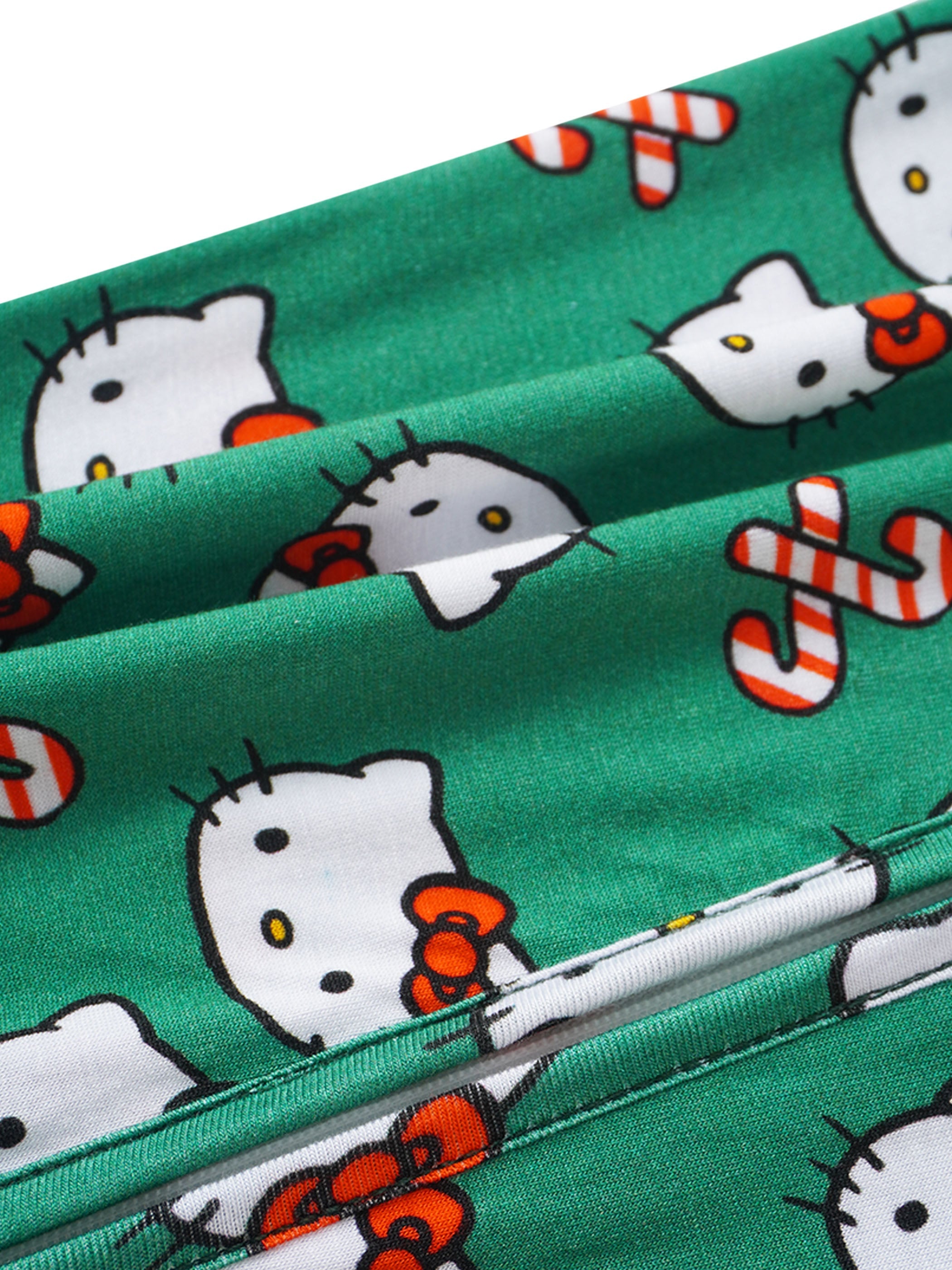 PoshTOT Sanrio Hello Kitty Green Bamboo Baby Convertible Zippy Romper