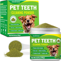 Pet Dental Powder - Freshens Breath, Protects Gums And Strengthens Teeth. An Essential For Daily Oral Care And General D