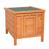 20-inch removable roof, waterproof, green asphalt roof, cedar wood, wooden chicken and rabbit cage