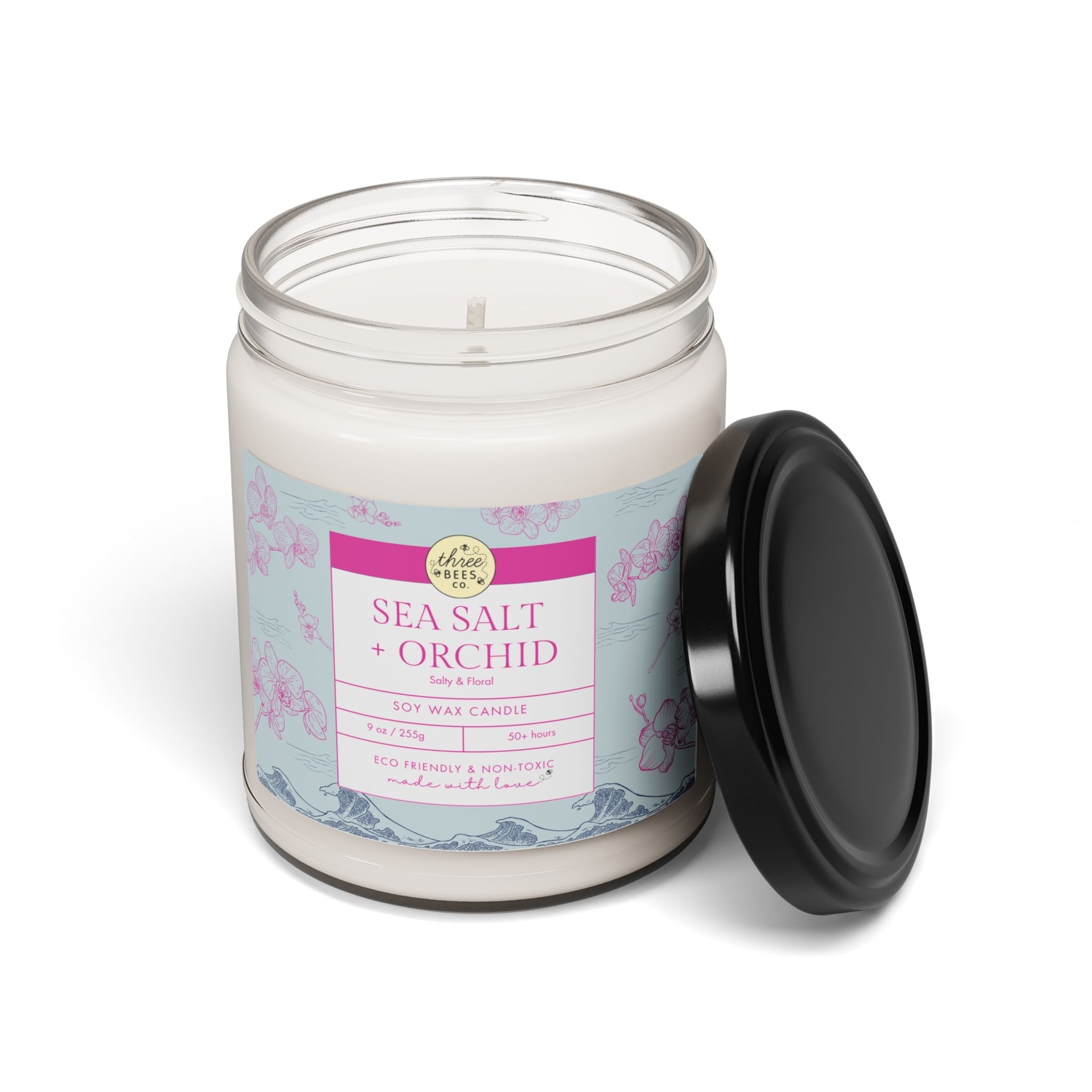 Three Bees Scented Soy Candle - 9oz - BIG FRENCHIES