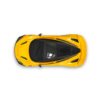 SUPCAR McLaren 720S Yellow 1:64