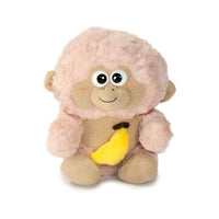 9-inch Brown Bongo Monkey with Yellow Banana