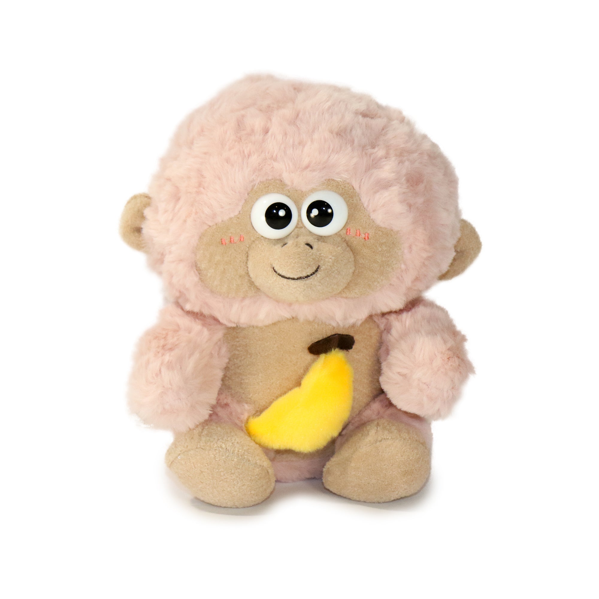 9-inch Brown Bongo Monkey with Yellow Banana