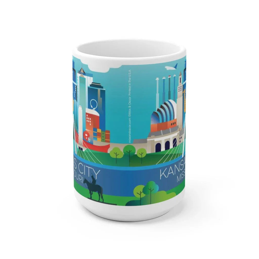 KANSAS CITY 11 OZ OR 15 OZ CERAMIC MUG - BIG FRENCHIES