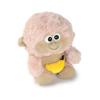 9-inch Brown Bongo Monkey with Yellow Banana