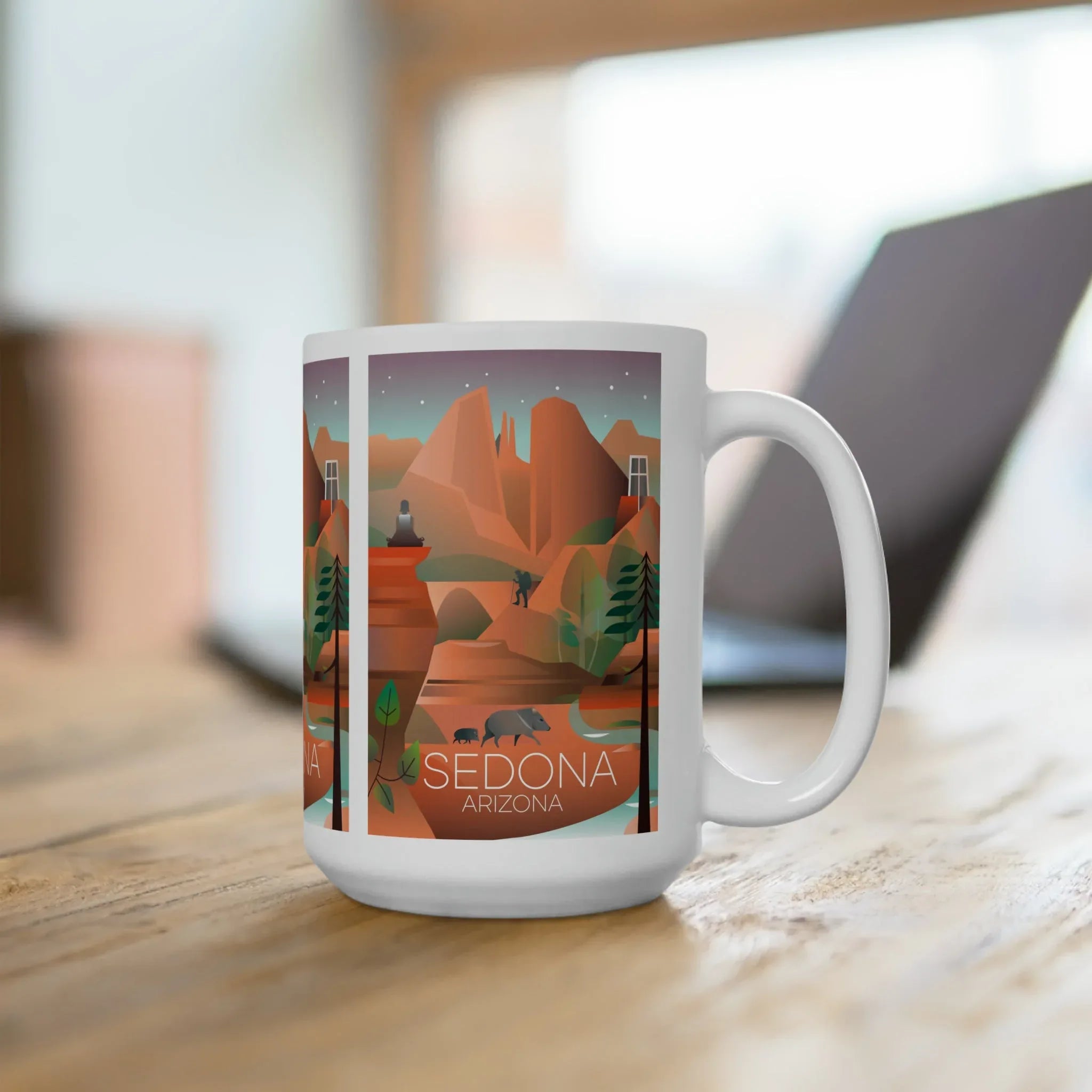 Sedona Ceramic Mug 11oz or 15oz - BIG FRENCHIES
