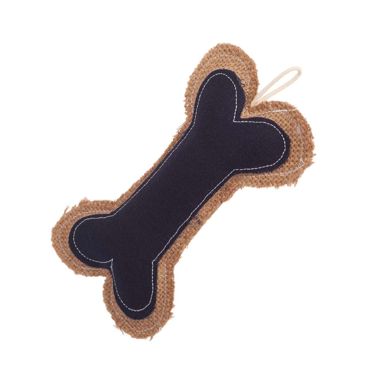 Country Living Jean Leather-Jute Bone Pillow Dog Chew Toy – Durable, Safe and Non-Toxic - BIG FRENCHIES