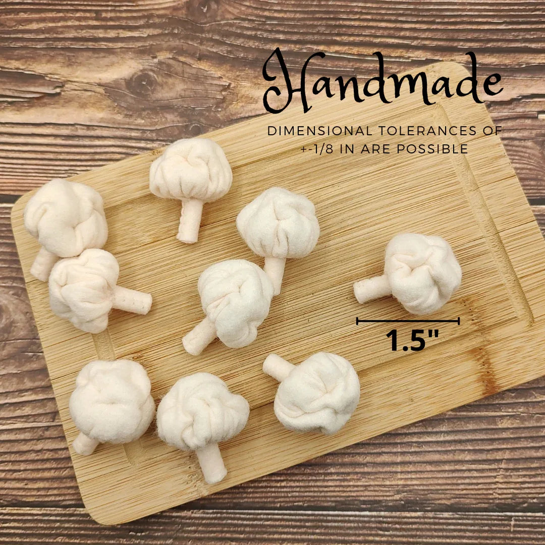 Cauliflower, pieces of cauliflower felt play food vegetable - BIG FRENCHIES