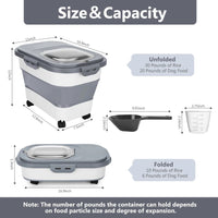 Best 20 Lb Pet Food Containers with Wheels and Lids - BIG FRENCHIES