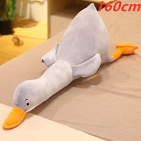 Cross-Border Hot Sale Big White Goose Doll Plush Toy Bed Sleeping Pillow Cushion Girl Child Doll Doll