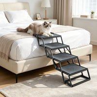 Pet Stairs with Adjustable Height for Outdoor