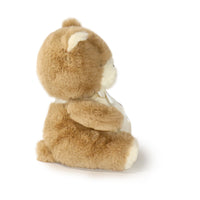 8-inch Plush Bear with White Ribbon
