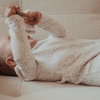 The Printed Romper - Flutter Pink