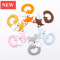 New Sets Baby Silicone Teether Rodent Silicone Animal Fox Teeth Chew Children Goods - BIG FRENCHIES