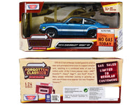 1974 Chevrolet Vega GT Blue Metallic with White Stripes "Forgotten Classics" Series 1/24 Diecast Model Car by Motormax
