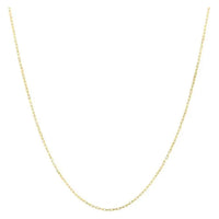 14k Yellow Gold French Cable Chain (1.30 mm)
