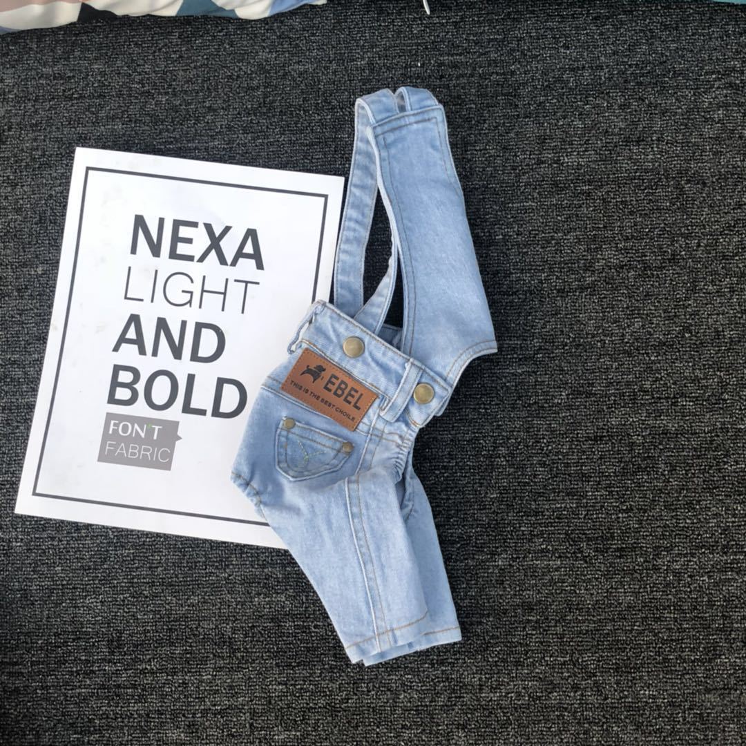 Denim Jumpsuit for Small Pets - BIG FRENCHIES