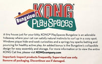 Kong Play Spaces Bungalow with Catnip Cat Kitten Toy