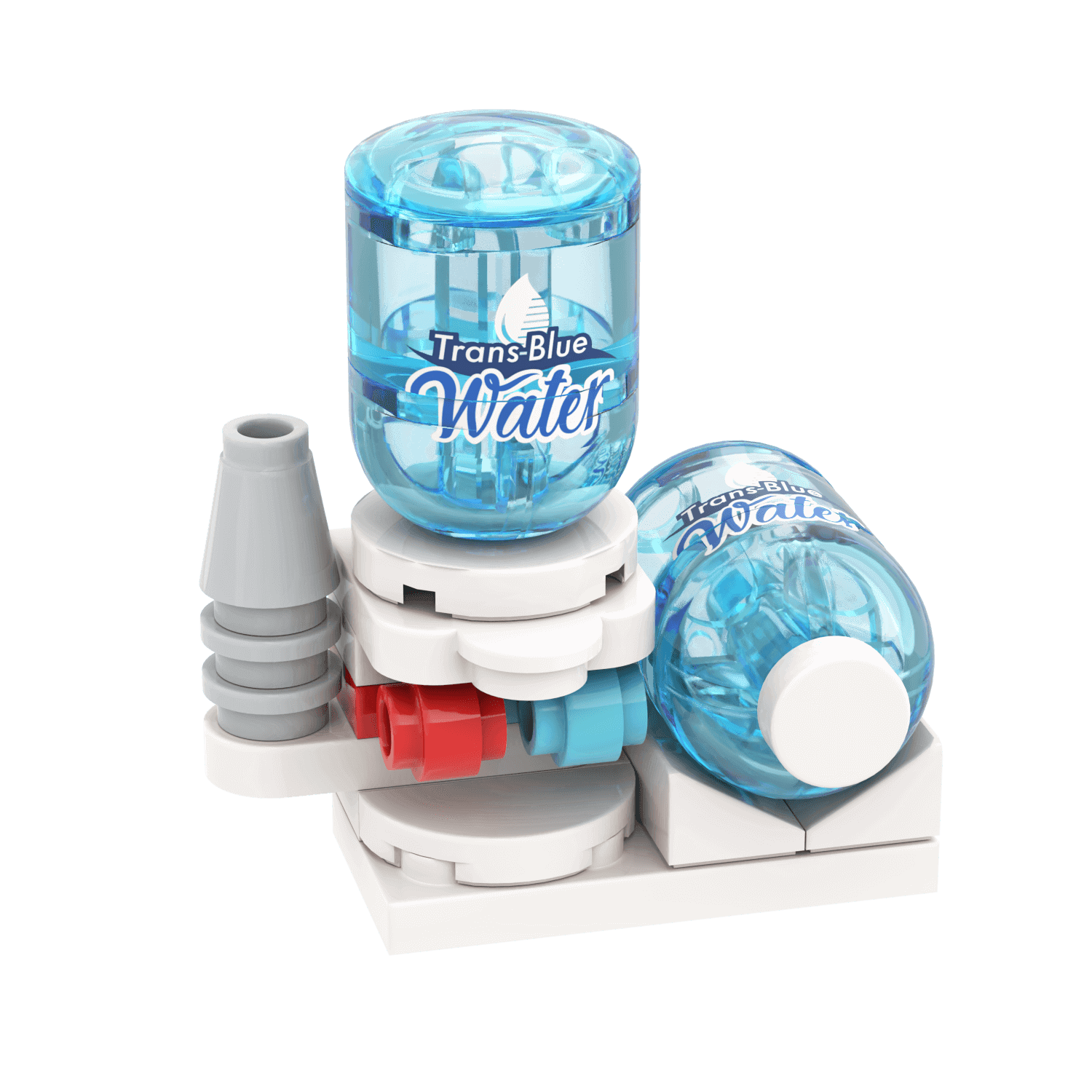 Water Cooler - Office - Minifig Scale Custom Set - Made Using LEGO® Parts