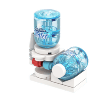 Water Cooler - Office - Minifig Scale Custom Set - Made Using LEGO® Parts