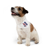 Patriotic Pet Bandana Collar - Celebrate Love, Perfect for July 4th, Dog Lovers, Pet Fashion, Cute Dog Accessories - BIG FRENCHIES
