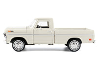 1972 Ford F-100 Pickup Truck Cream "Timeless Legends" Series 1/24 Diecast Model Car by Motormax