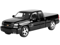 2006 Chevrolet Silverado SS Pickup Truck Black "Timeless Legends" Series 1/25 Diecast Model Car by Motormax