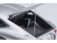 1967 Toyota 2000GT RHD (Right Hand Drive) Silver Metallic 1/18 Model Car by Autoart
