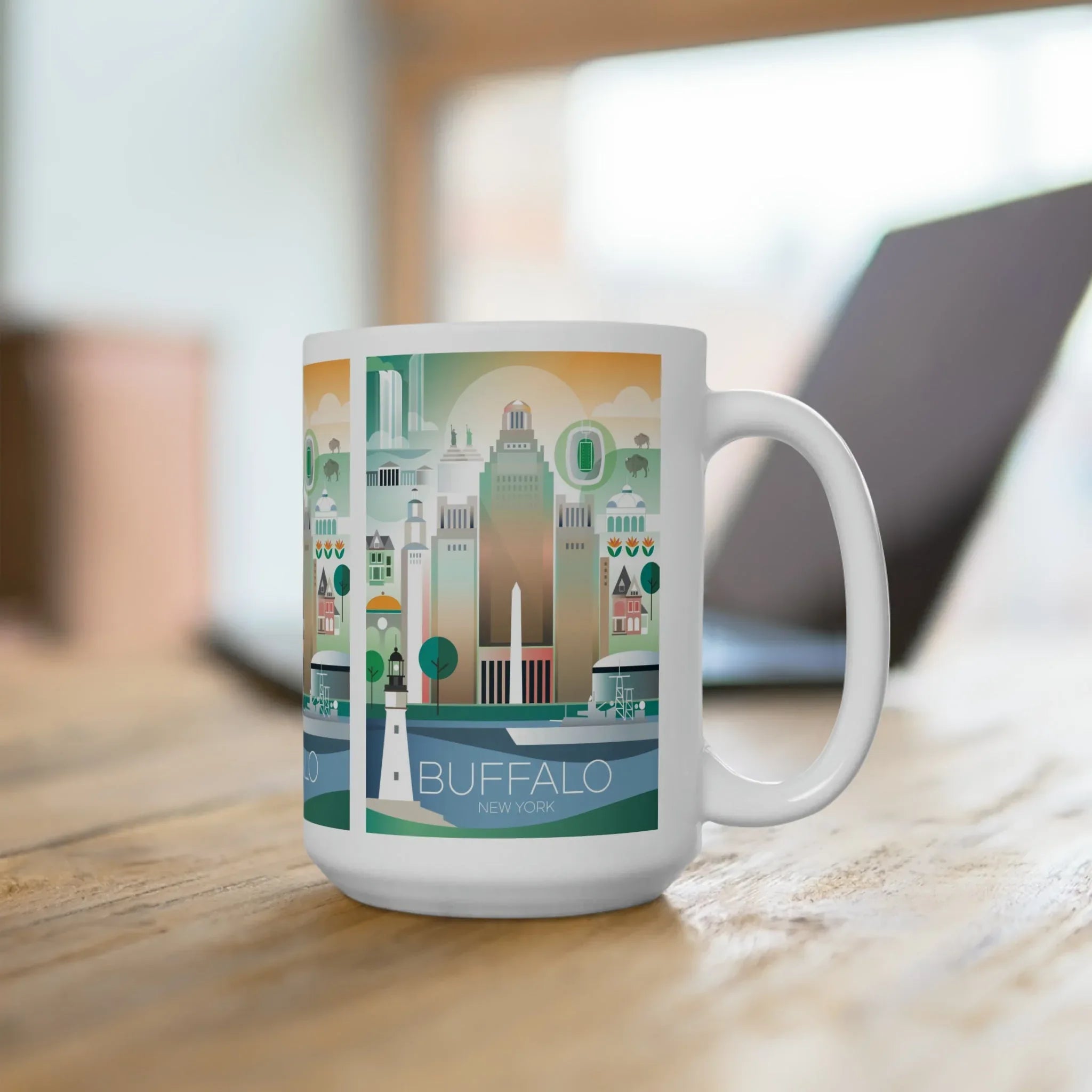 Buffalo, New York Ceramic Mug 11oz or 15oz - BIG FRENCHIES