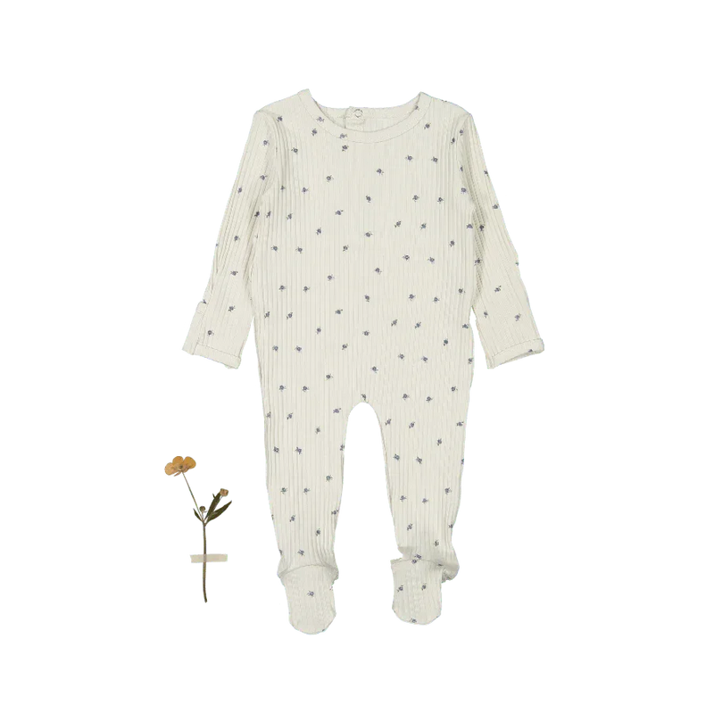 The Printed Romper - Rosa Blue - BIG FRENCHIES