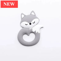 New Sets Baby Silicone Teether Rodent Silicone Animal Fox Teeth Chew Children Goods - BIG FRENCHIES