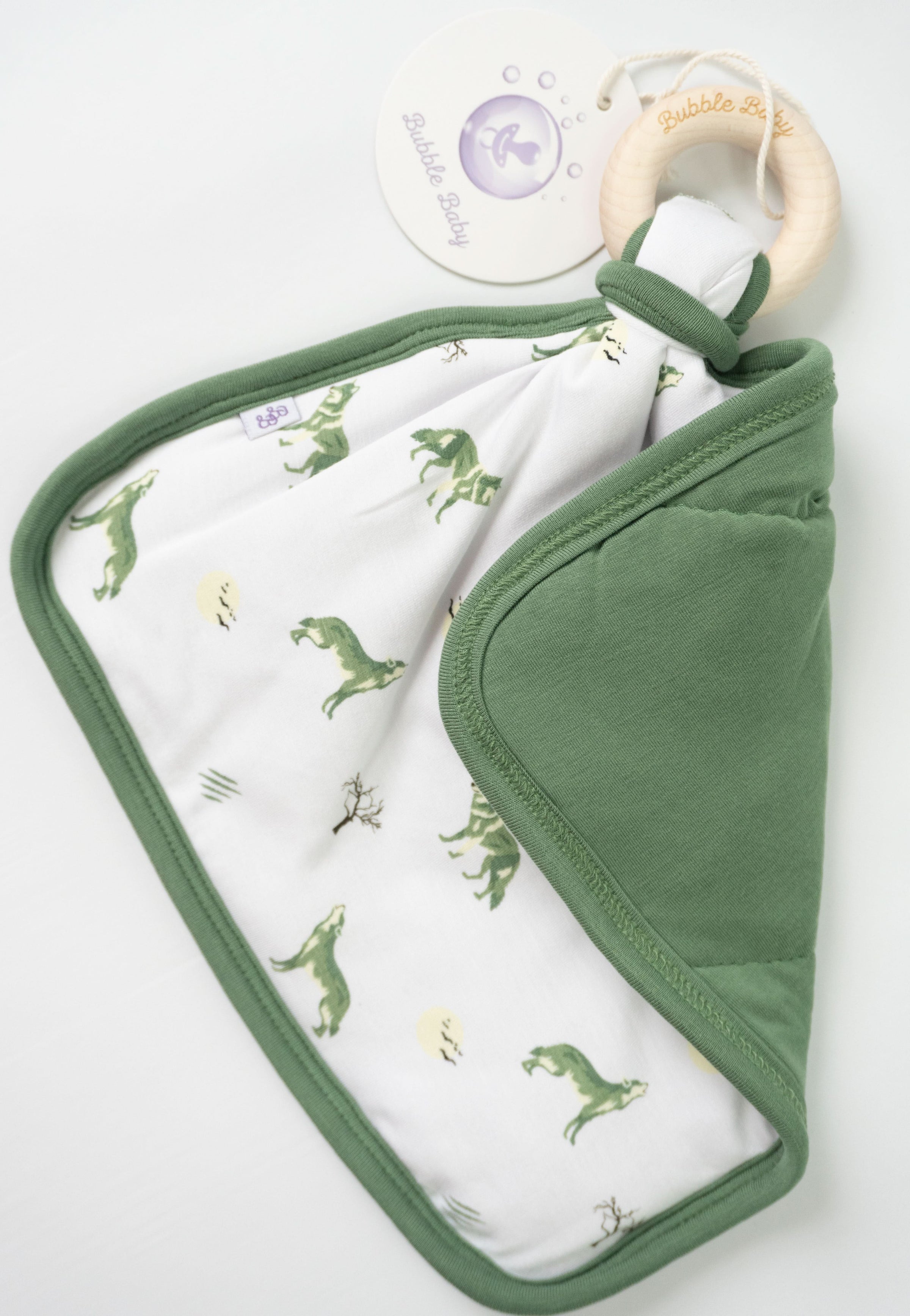 Wolf | Sprig Quilted Lovey - BIG FRENCHIES