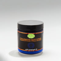 Cedarwood Face Scrub – Exfoliating Cleanser for Men