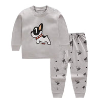 Cotton Pajama Set for Kids 0-5 Years with Cartoon Design - # BAAA81810020