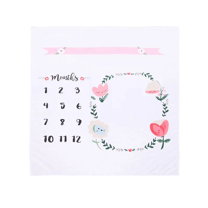 Newborn Baby Milestone Photography Blanket - # BAGE41110002 - BIG FRENCHIES