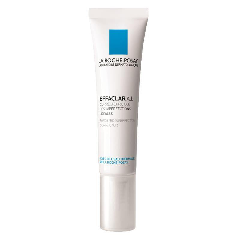 La Roche Posay Effaclar A.I Acne Treatment Cream for Oily Skin - Non-comedogenic, Reduces Blemishes, 0.51 fl oz