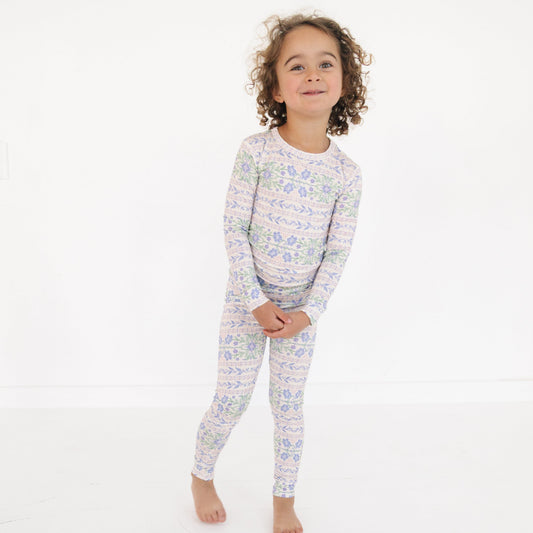 Spring Cascade Bamboo Toddler Pajama Set - BIG FRENCHIES